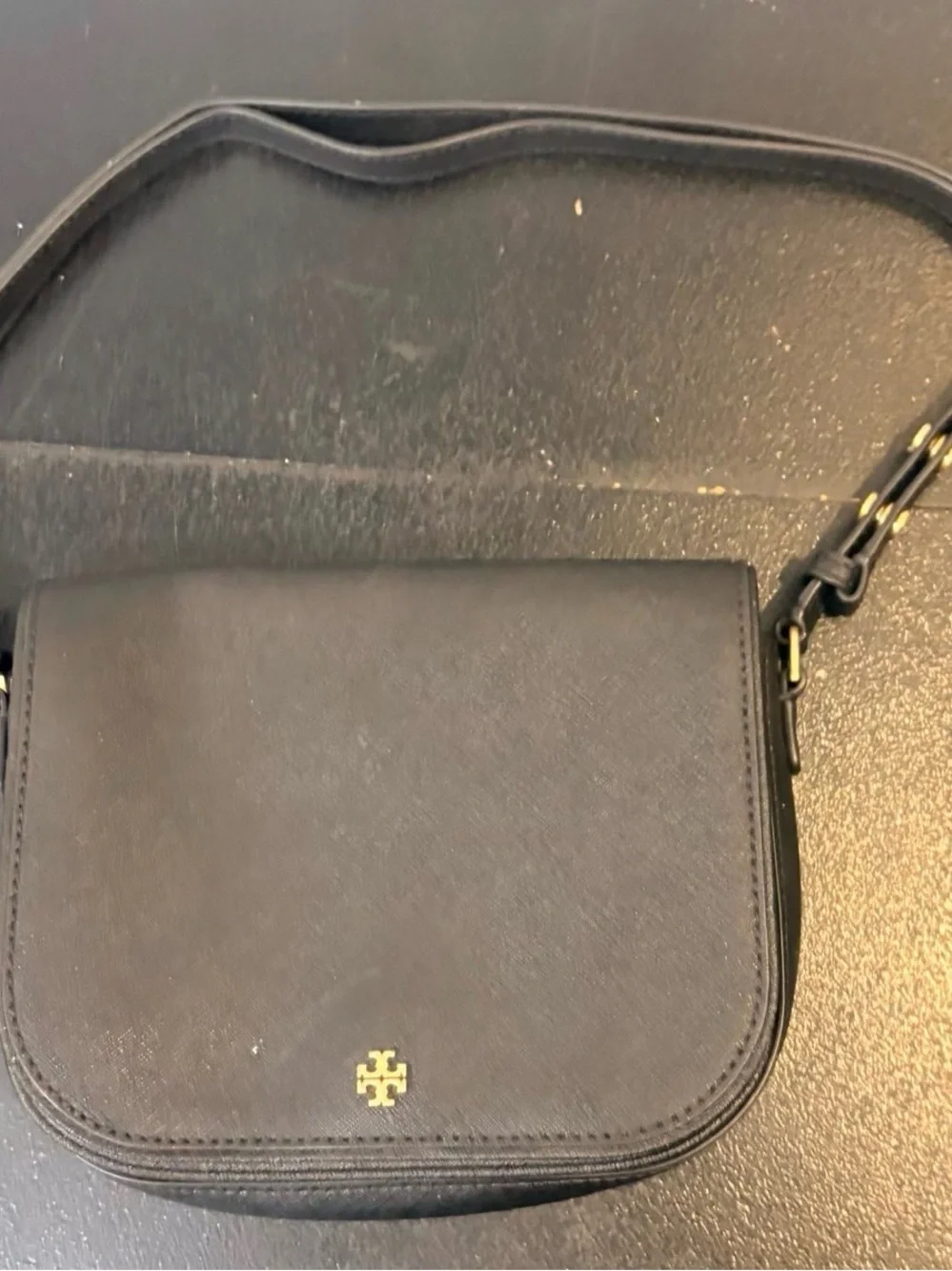 Tory Burch Emerson Women's Saffiano Leather Crossbody Bag